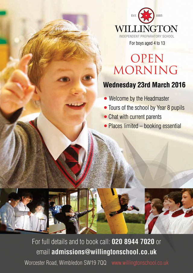 Willington Independent Preparatory School open day